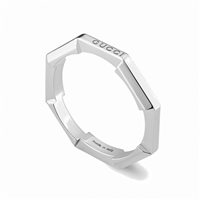 Anello Gucci Donna Link to love in Oro bianco YBC662194003014 - YBC662194003012